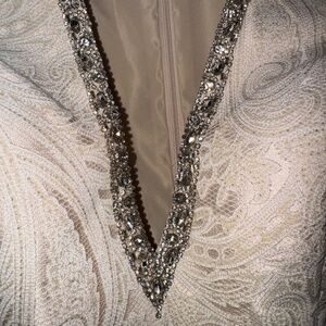 Mac Duggal wedding gown